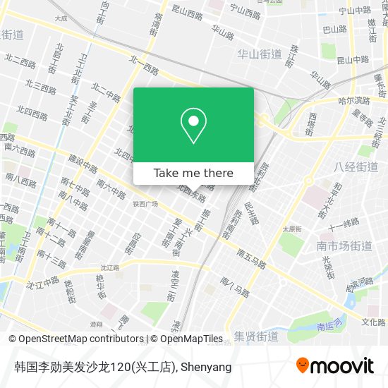 韩国李勋美发沙龙120(兴工店) map