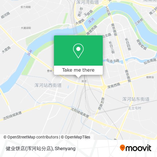 健业饼店(浑河站分店) map