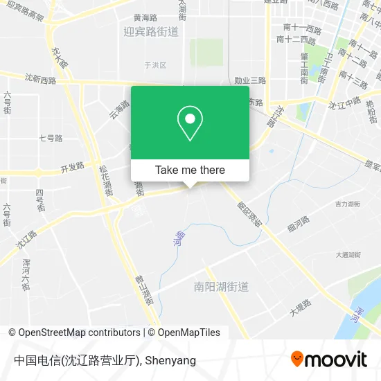 中国电信(沈辽路营业厅) map