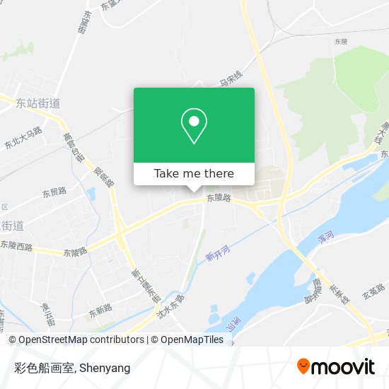 彩色船画室 map
