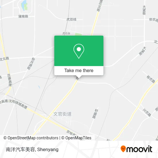 南洋汽车美容 map