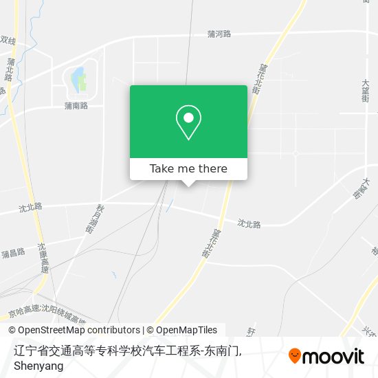 辽宁省交通高等专科学校汽车工程系-东南门 map