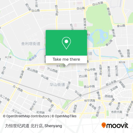 力恒世纪武道 北行店 map