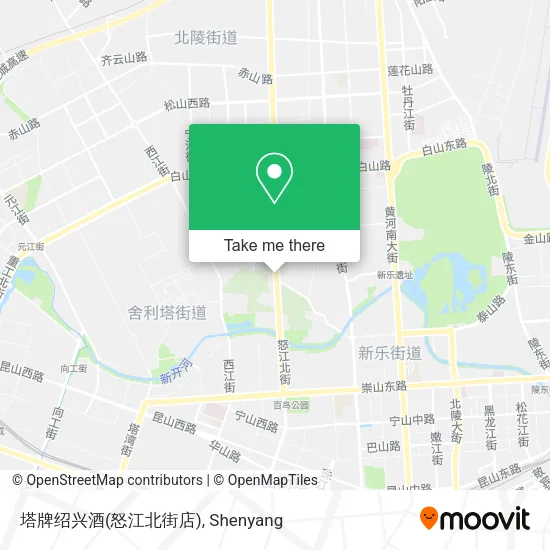 塔牌绍兴酒(怒江北街店) map
