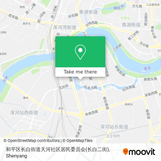 和平区长白街道天河社区居民委员会(长白二街) map