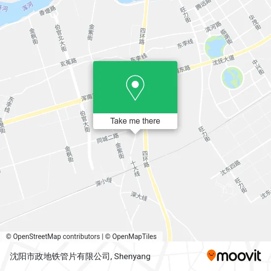 沈阳市政地铁管片有限公司 map