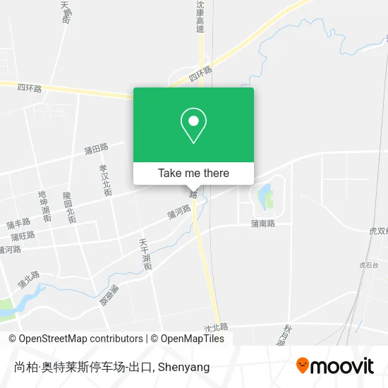 尚柏·奥特莱斯停车场-出口 map