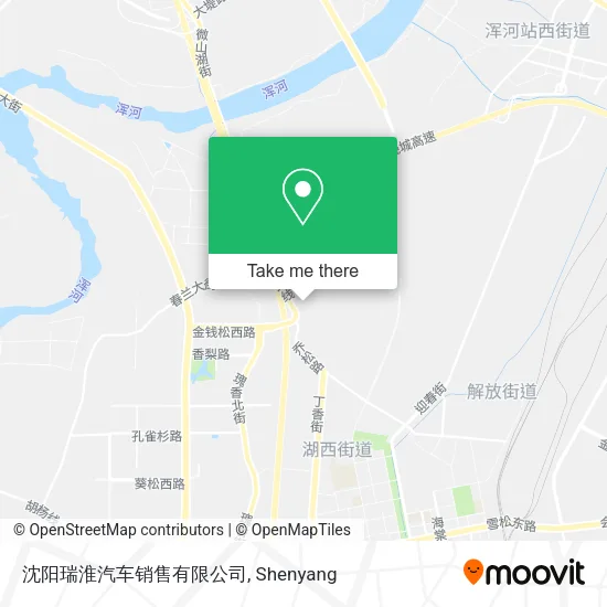 沈阳瑞淮汽车销售有限公司 map