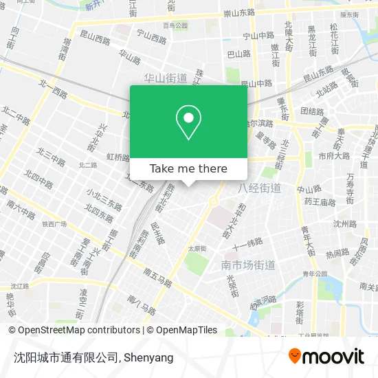 沈阳城市通有限公司 map