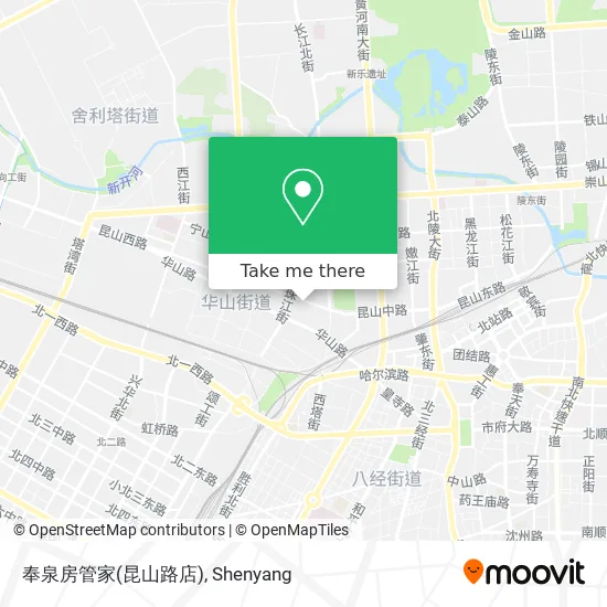 奉泉房管家(昆山路店) map