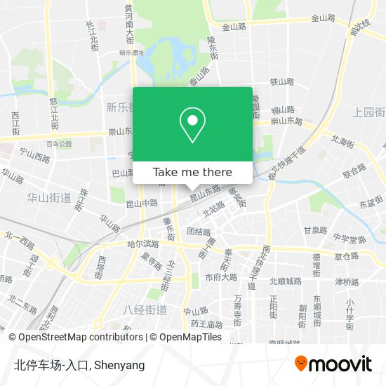 北停车场-入口 map