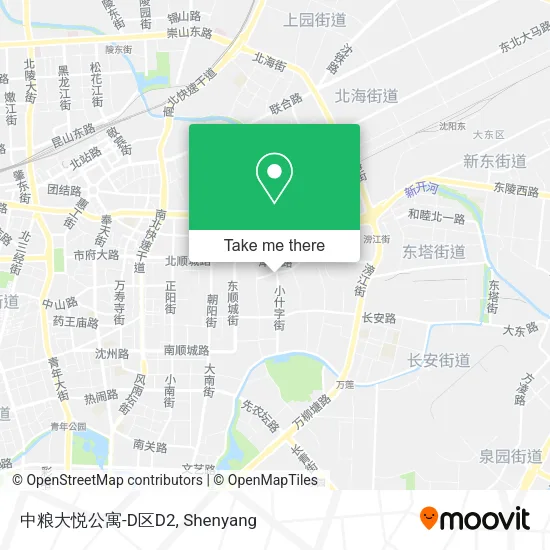 中粮大悦公寓-D区D2 map