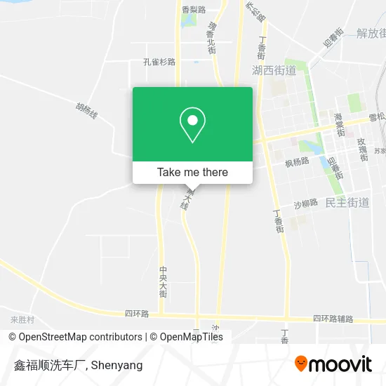 鑫福顺洗车厂 map