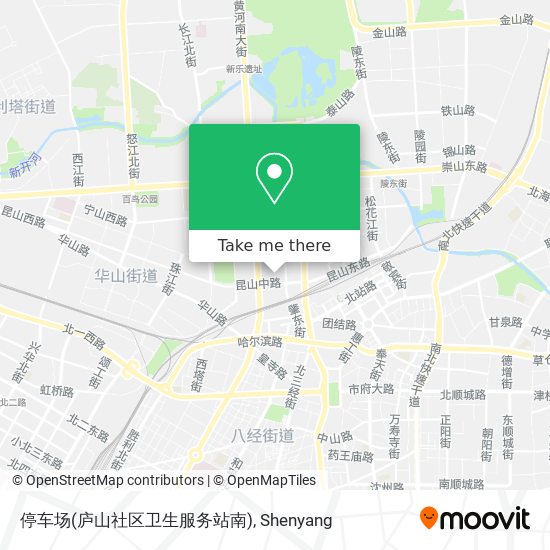 停车场(庐山社区卫生服务站南) map
