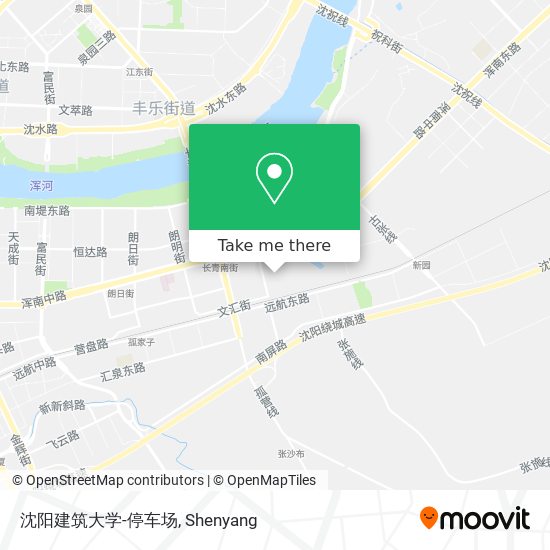 沈阳建筑大学-停车场 map