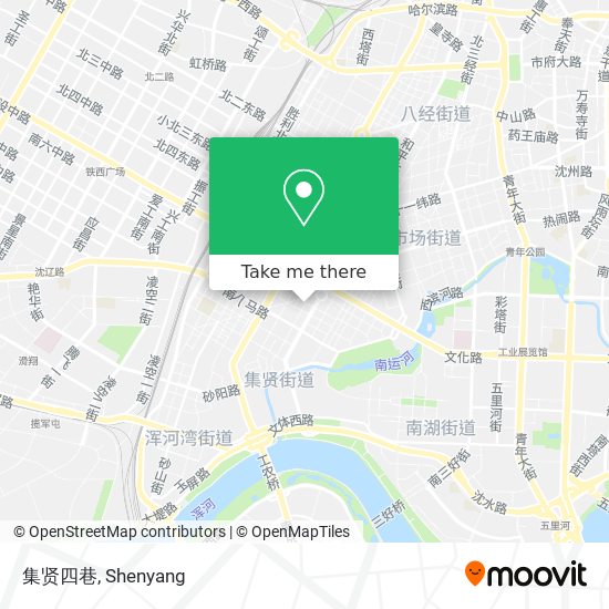 集贤四巷 map