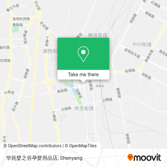 华苑婴之谷孕婴用品店 map