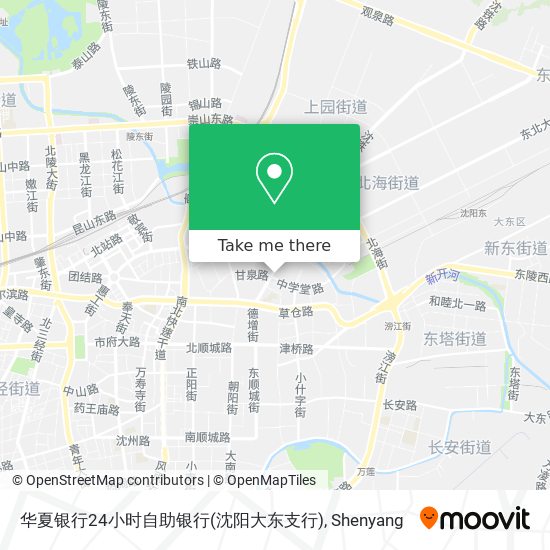 华夏银行24小时自助银行(沈阳大东支行) map