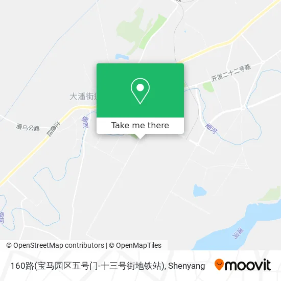 160路(宝马园区五号门-十三号街地铁站) map