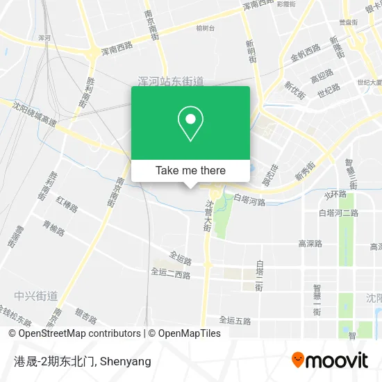 港晟-2期东北门 map