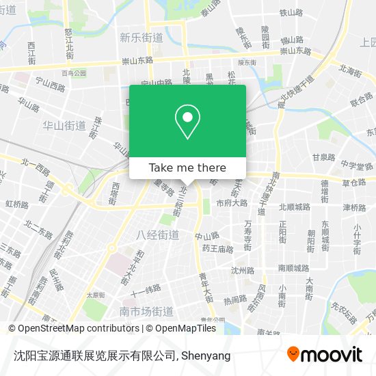 沈阳宝源通联展览展示有限公司 map