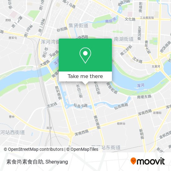 素食尚素食自助 map