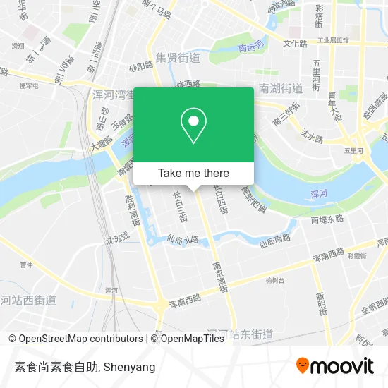 素食尚素食自助 map