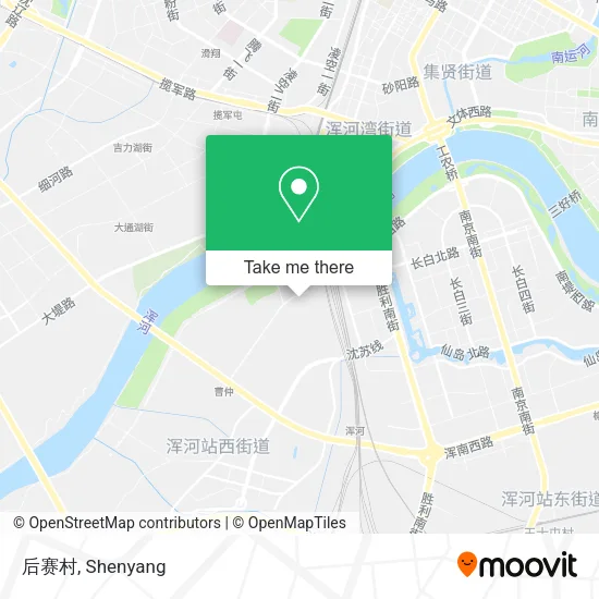 后赛村 map