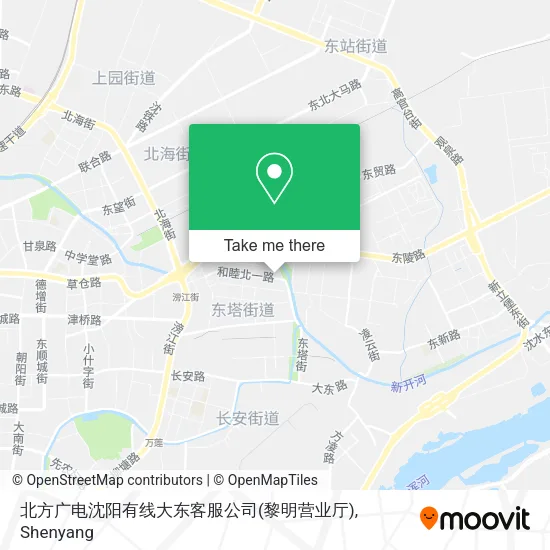 北方广电沈阳有线大东客服公司(黎明营业厅) map