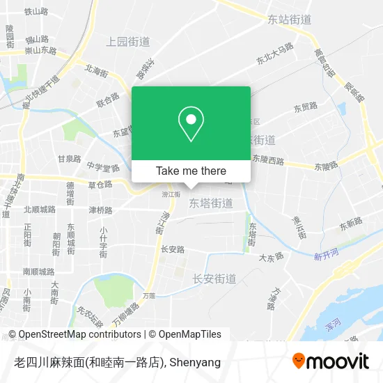 老四川麻辣面(和睦南一路店) map