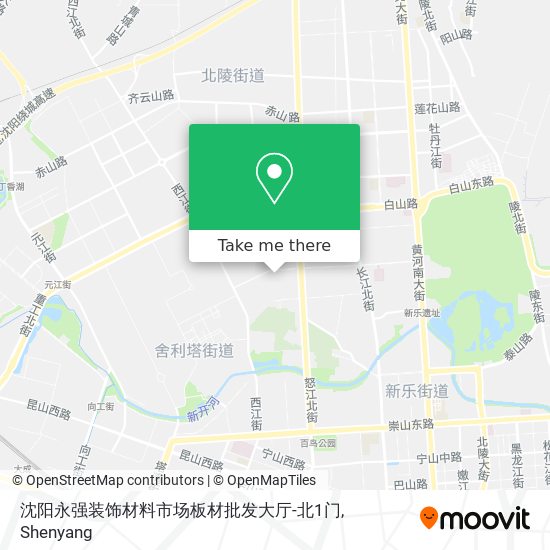 沈阳永强装饰材料市场板材批发大厅-北1门 map