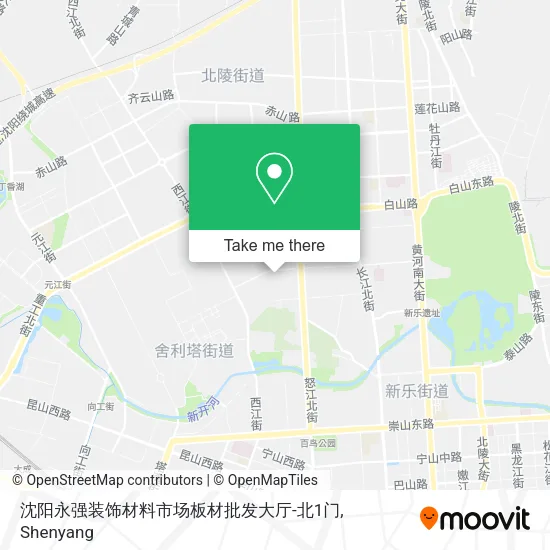 沈阳永强装饰材料市场板材批发大厅-北1门 map