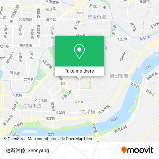 德新汽修 map