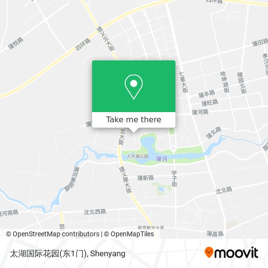 太湖国际花园(东1门) map