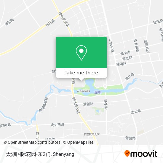 太湖国际花园-东2门 map
