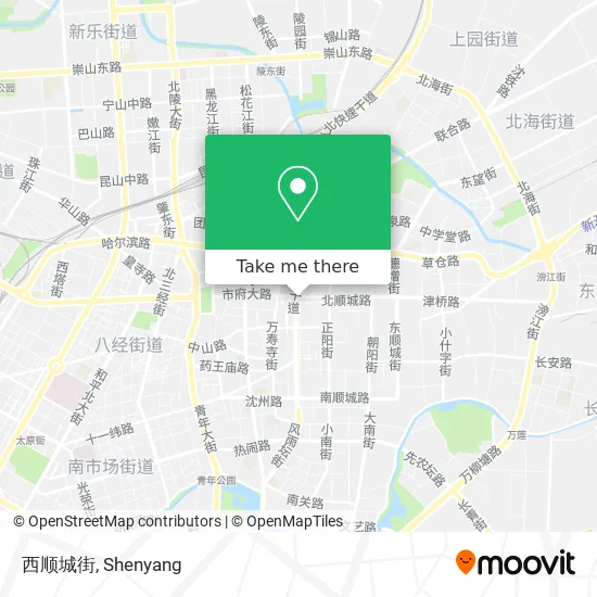 西顺城街 map