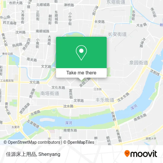 佳源床上用品 map