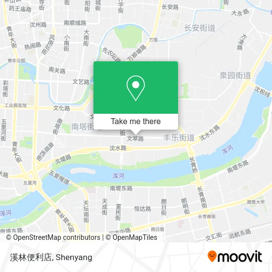 溪林便利店 map