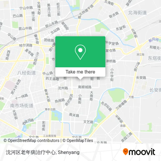 沈河区老年病治疗中心 map