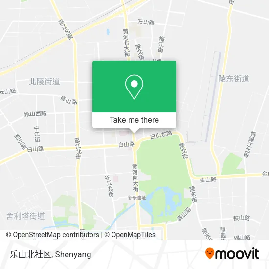 乐山北社区 map