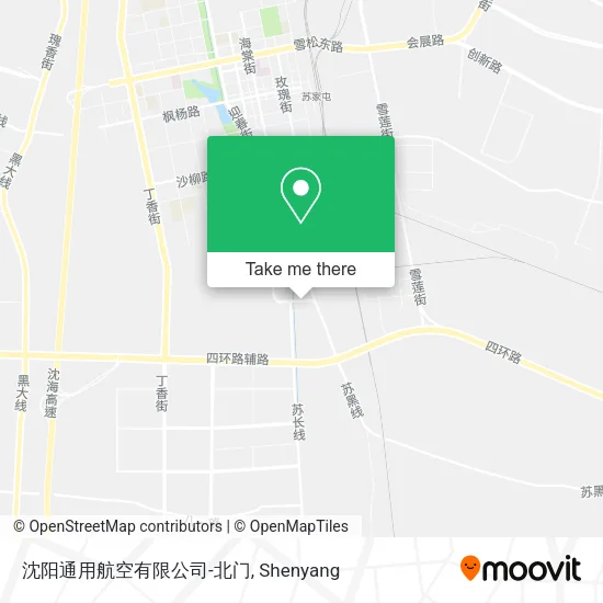 沈阳通用航空有限公司-北门 map