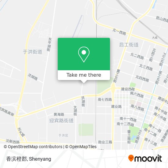香滨橙郡 map