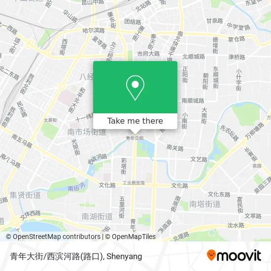 青年大街/西滨河路(路口) map