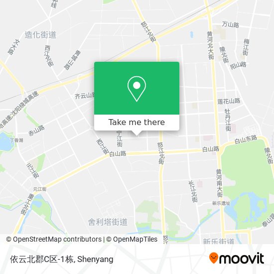 依云北郡C区-1栋 map