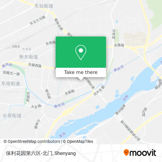 保利花园第六区-北门 map
