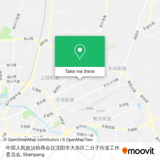 中国人民政治协商会议沈阳市大东区二台子街道工作委员会 map