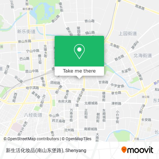 新生活化妆品(南山东堡路) map