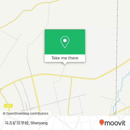 马古矿区学校 map