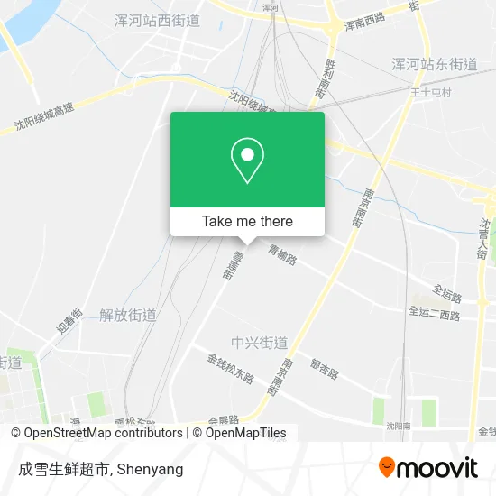 成雪生鲜超市 map