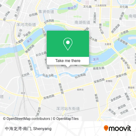 中海龙湾-南门 map